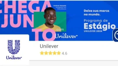 Unilever abre inscrições para Programa de Estágio 2024 com priorização de talentos negros e com deficiência