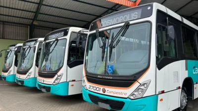 Transporte público conta agora com cinco novos ônibus