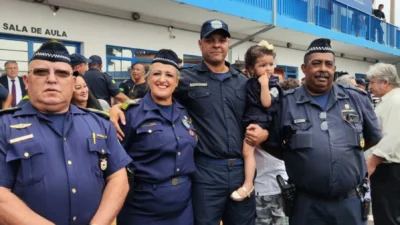 Guardas Municipais de Cosmópolis marcam presença em formatura de novos GMs
