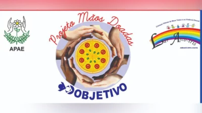 Campanha de venda de pizzas vai ajudar APAE e Lar Arco-Íris