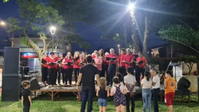 Corais fazem apresentações na ‘Praça Martin Lutero’ em ‘Noite Cultural’