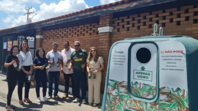 Cosmópolis já conta com 8 pontos de coleta de vidro