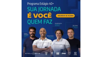 Stellantis abre vagas de estágio para estudantes universitários acima de 40 anos