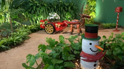 Artesão Cosmopolense tem peças expostas em ambiente do Natal de Holambra by Expoflora