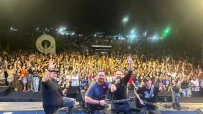 Banda católica Rosa de Saron marca a 3ª noite de shows do aniversário de Cosmópolis