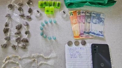 Dupla de adolescentes é levada para a Fundação Casa após ser detida com mais de 60 porções de entorpecentes