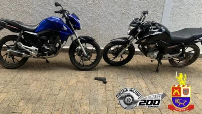 Polícia Militar prende dois indivíduos acusados de roubo e receptação de veículos
