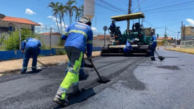 Bairros Cosmopolita, De Fáveri, Paineiras e Jardim Margarida recebem recapeamento