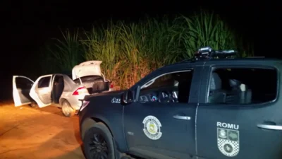 Carro roubado em chácara é recuperado pela ROMU logo depois