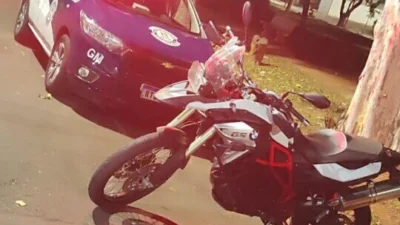 Motocicleta furtada é recuperada pela Guarda Municipal pouco tempo depois do furto