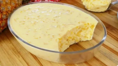 Delícias de Verão: Cremoso de Abacaxi
