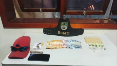 Menor de 17 anos é detido pela ROMU com 79 porções de entorpecentes