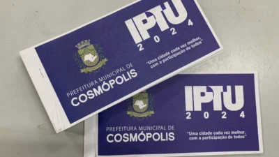 Carnês do IPTU já estão sendo entregues nas residências