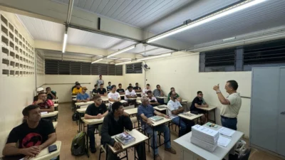Início do Curso Mecânico de Automóveis na EMEP Milton Frungillo em Cosmópolis