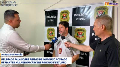 Delegado fala sobre prisão de indivíduo acusado de manter mulher em cárcere privado e estupro