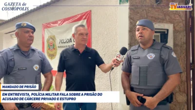 Em entrevista, Polícia Militar fala sobre a prisão do acusado de cárcere privado e estupro