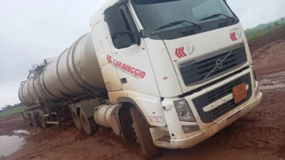 Guarda Municipal localiza caminhão tanque roubado
