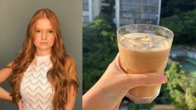 Milkshake de café protéico