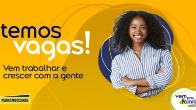 Pernambucanas oferece oportunidade de trabalho em Cosmópolis