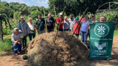 Prefeitura de Cosmópolis promove curso de compostagem em parceria com o Sindicato Rural de Campinas e o SENAR