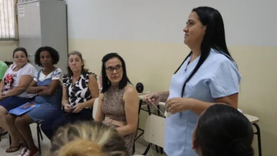 Profissionais da ‘Escola Professor Fernando Bertazzo’ recebem palestras sobre atendimentos de acidentes no cotidiano escolar