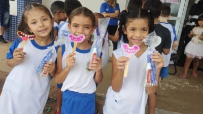 Prefeitura de Cosmópolis promove atividades de conscientização sobre saúde bucal e prevenção da dengue