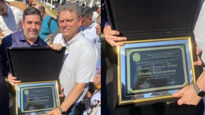 Governador recebe título de Cidadão Cosmopolense