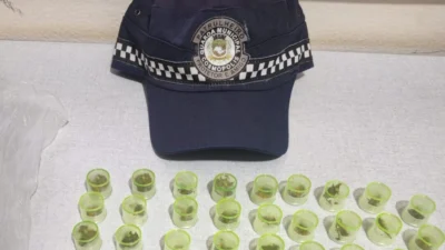 Guarda Municipal localiza sacola com 44 porções de maconha