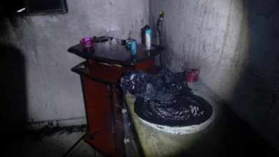 ROMU combate incêndio em residência no Jardim Chico Mendes