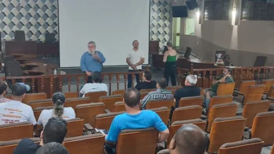 Projeto De Olho nos Rios promove oficina de conservação do solo na Câmara Municipal de Cosmópolis