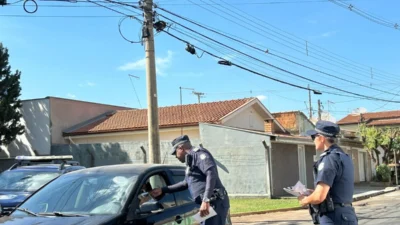 Cosmópolis inicia ‘Campanha Maio Amarelo’ com abordagens educativas para motoristas