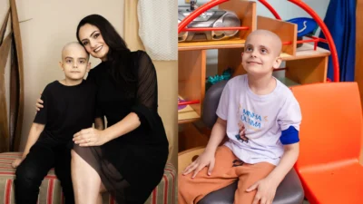 Mãe celebra vitória do filho após enfrentar luta contra o câncer com muita fé e amor envolvidos