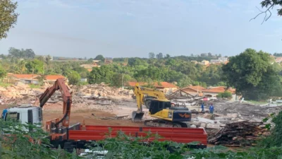 Prédio da ‘Urca’ já está completamente demolido para dar lugar ao Arena Atacado