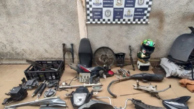Guarda Municipal prende indivíduo acusado de receptação de moto furtada