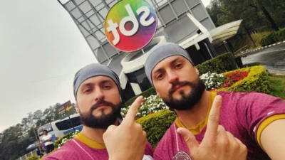 Irmãos gêmeos de Cosmópolis  participam do Programa do Ratinho