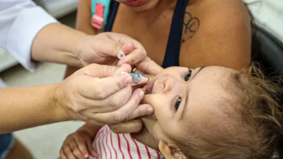 Vacinação contra a Poliomielite é prorrogada até 30 de junho