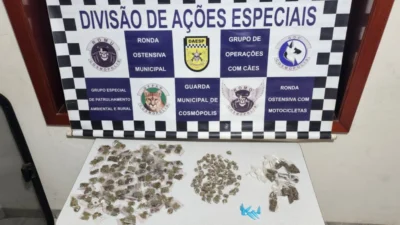 Guarda Municipal localiza 221 porções de drogas após denúncia anônima