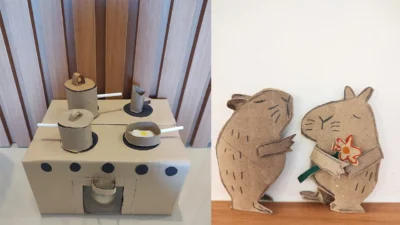 Criatividade nas férias: cartilha gratuita ensina atividades com sucata natural e recicláveis para crianças