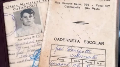 Os tempos do primário e do ginásio
