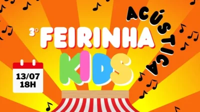 3ª Feirinha Acústica acontece neste sábado (13)