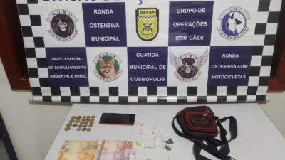 Menores acusados de tráfico de drogas são detidos pela ROMU