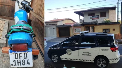 Motocicleta é encontrada com sinais adulterados no chassi e placa