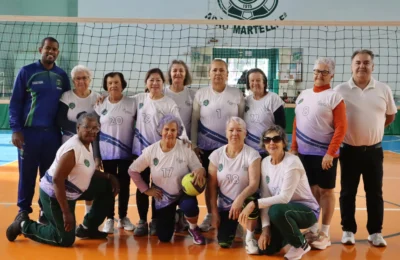 Paulínia participa da Copa Jaguariúna de voleibol adaptado da melhor idade, em Cosmópolis