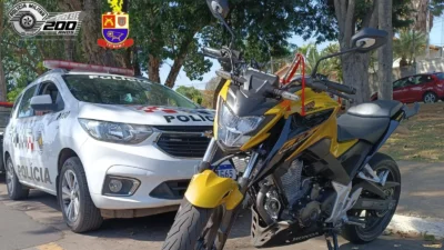 Indivíduo é investigado acusado de receptação e moto é apreendida com sinais de adulteração