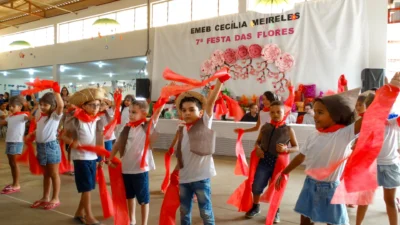 Festa das Flores promove tarde de diversão e integração na ‘EMEB Cecília Meireles’