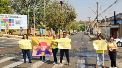 CAPSi realiza passeata “Setembro Amarelo – Todos pela Vida” para conscientização sobre a saúde mental