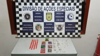 Menor é apreendido com 77 porções de drogas diversificadas
