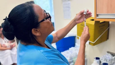 Campanha de multivacinação no PSF ‘Tide’ aplica 24 doses e reforça importância da imunização