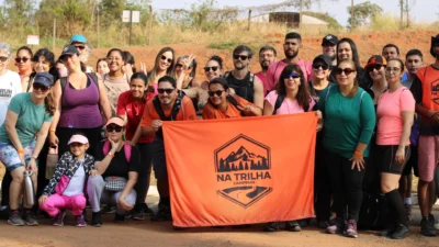 Mais de 150 trilheiros de Cosmópolis e região participam da trilha do “Saltinho”