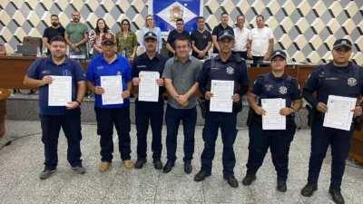 Forças Policiais e Resgate de Cosmópolis são homenageados por salvar vida de homem no viaduto